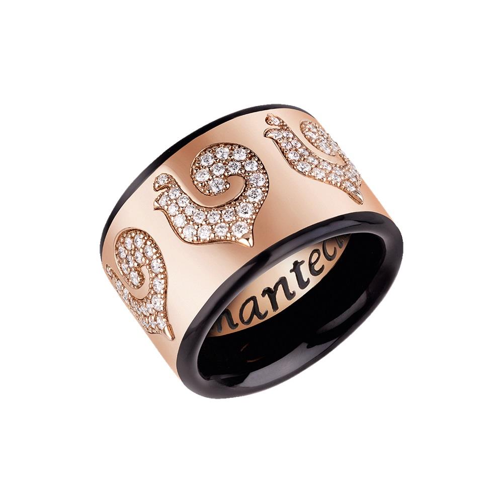 Anello Carousel In Oro Rosa E Diamanti Chantecler Luxury Zone