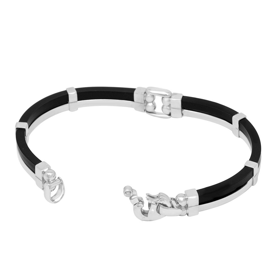 Bracciale Uomo Un Oro Bianco E Caucci Baraka Luxuryzone