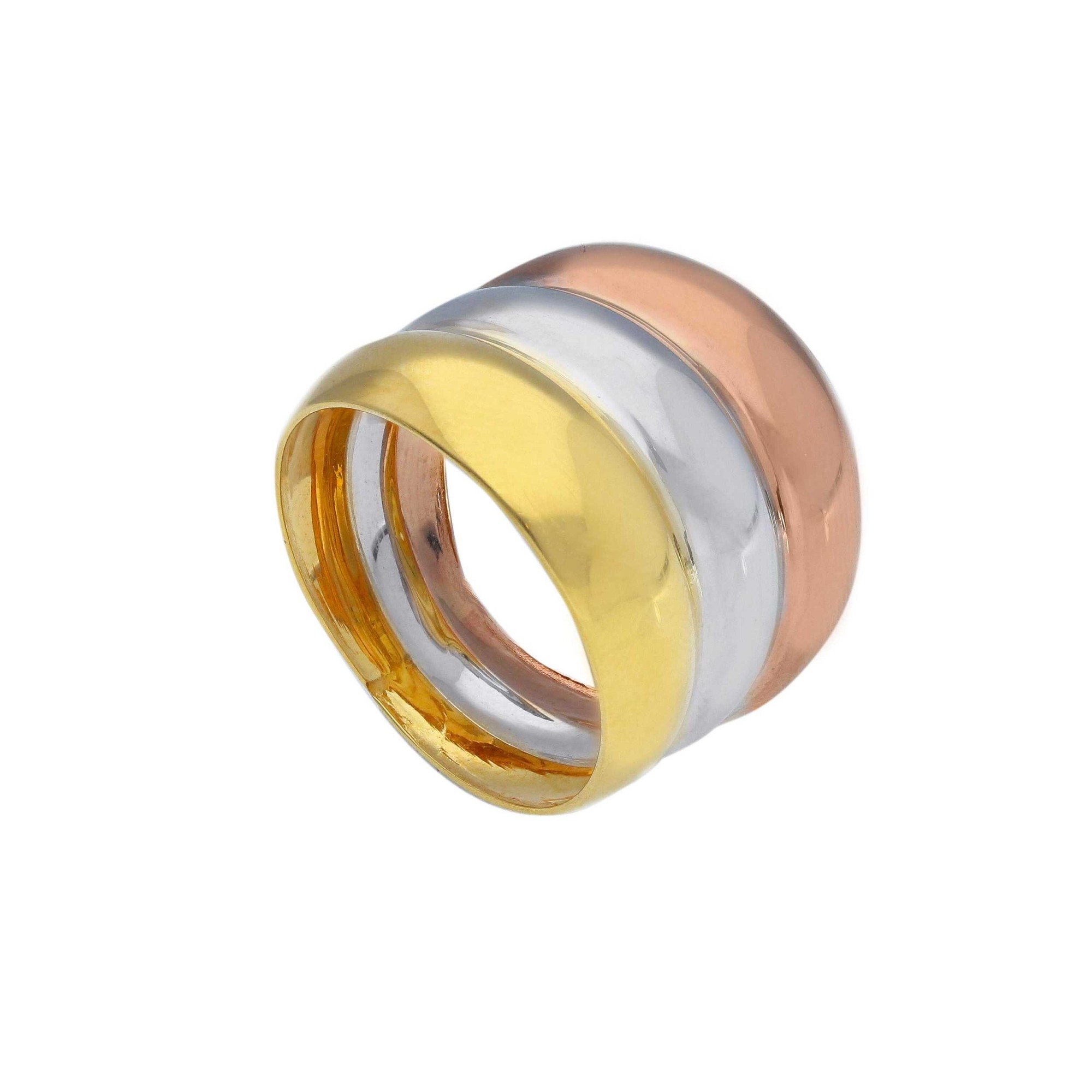 Anello in oro 18kt a tre colori - ORO&CO