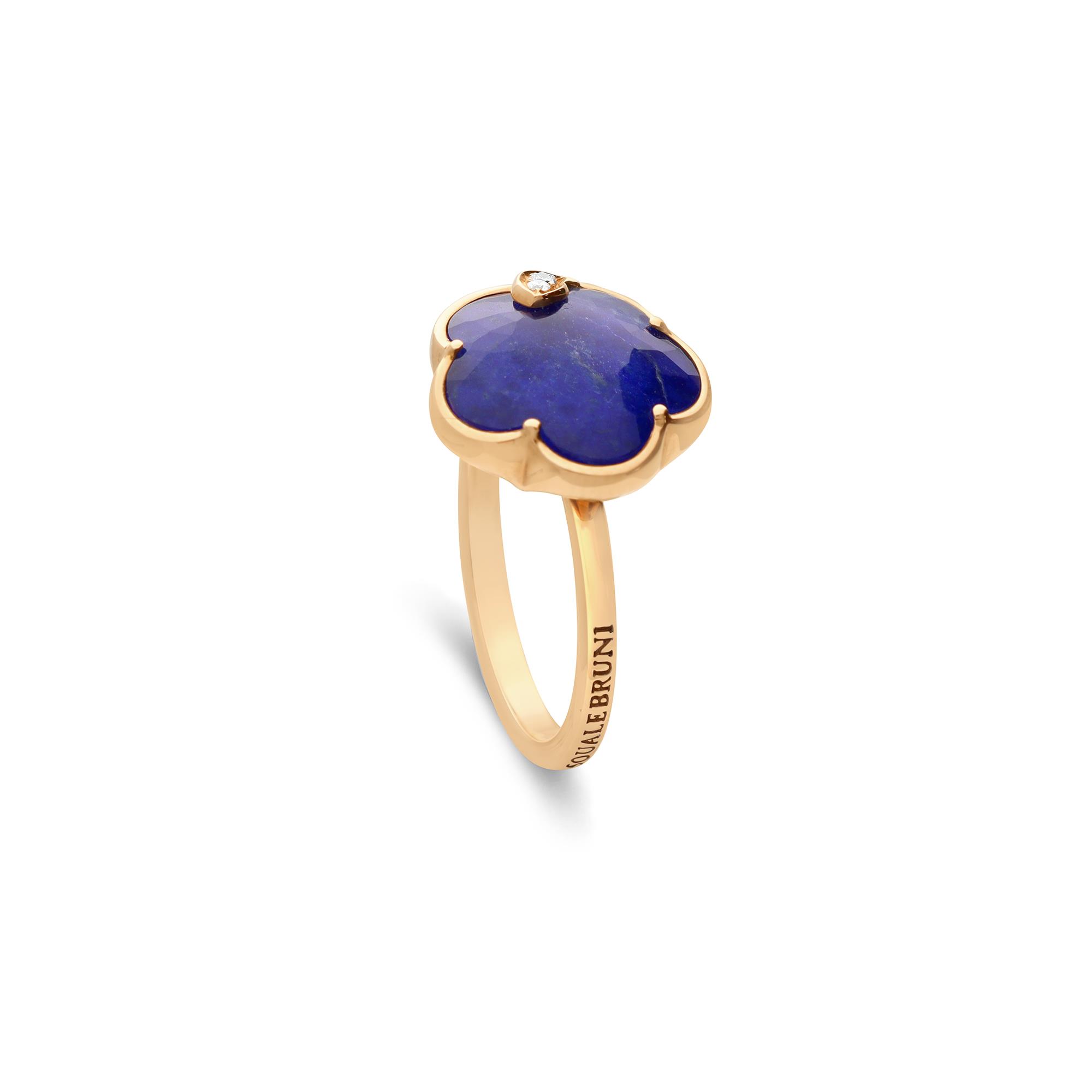 Anello Petit Joli con lapislazzulo e cristallo di rocca - PASQUALE BRUNI