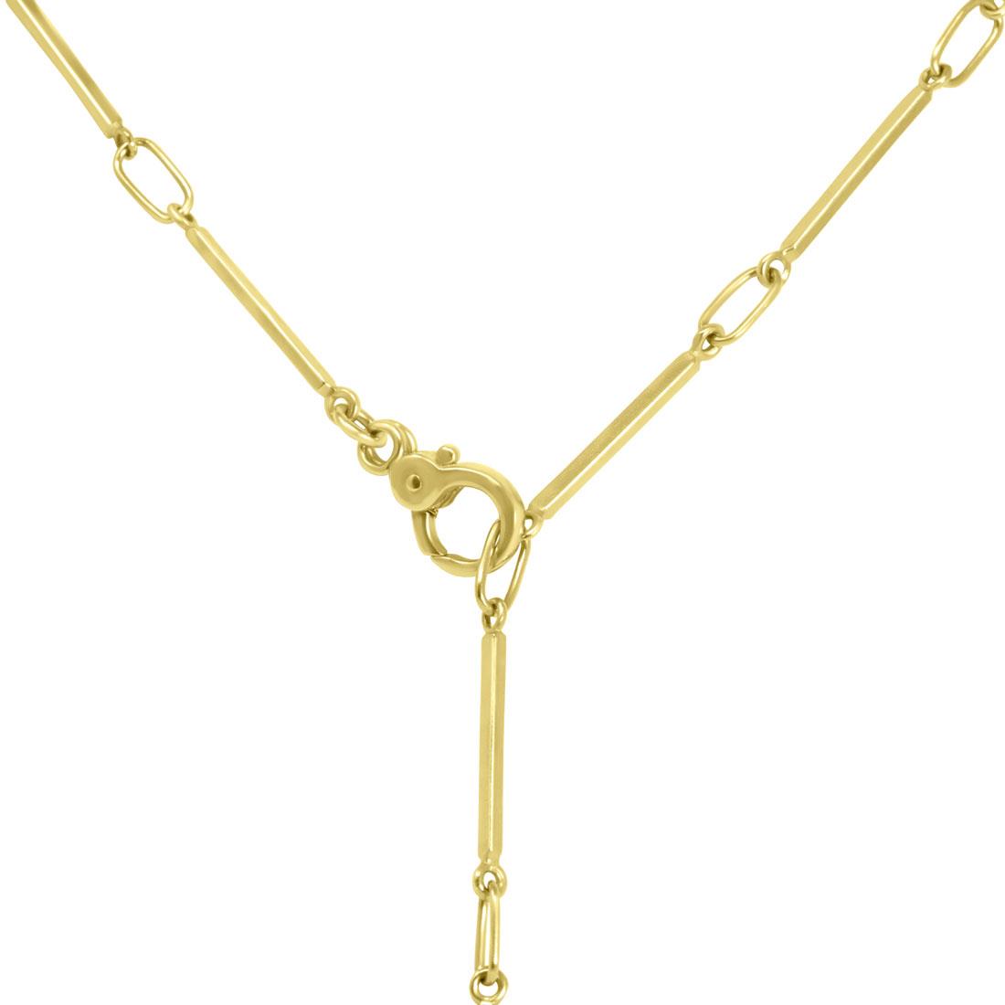  Yellow gold necklace, lenght 78cm - POMELLATO