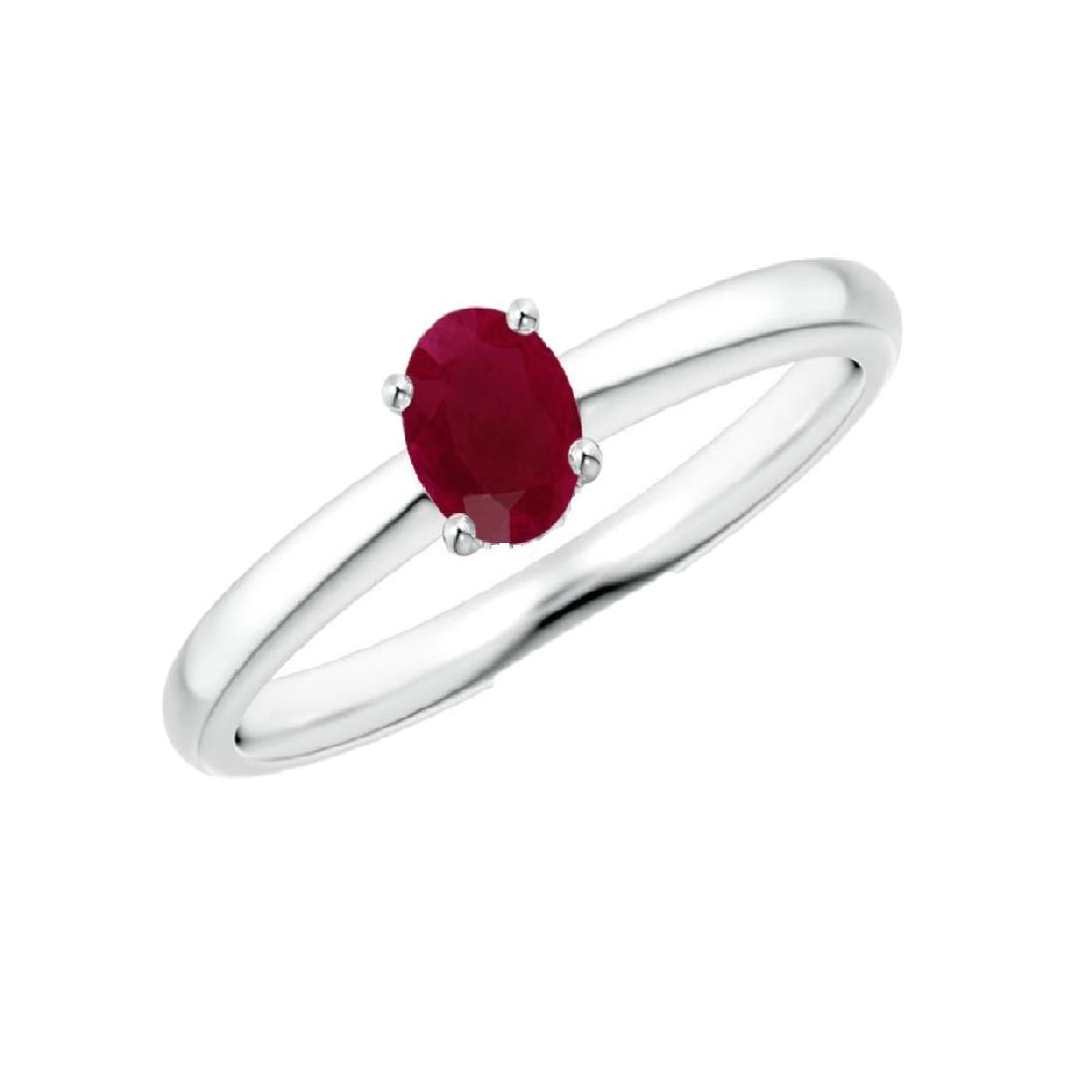 Ring in gold with ct. 0,40 ruby - ORO&CO