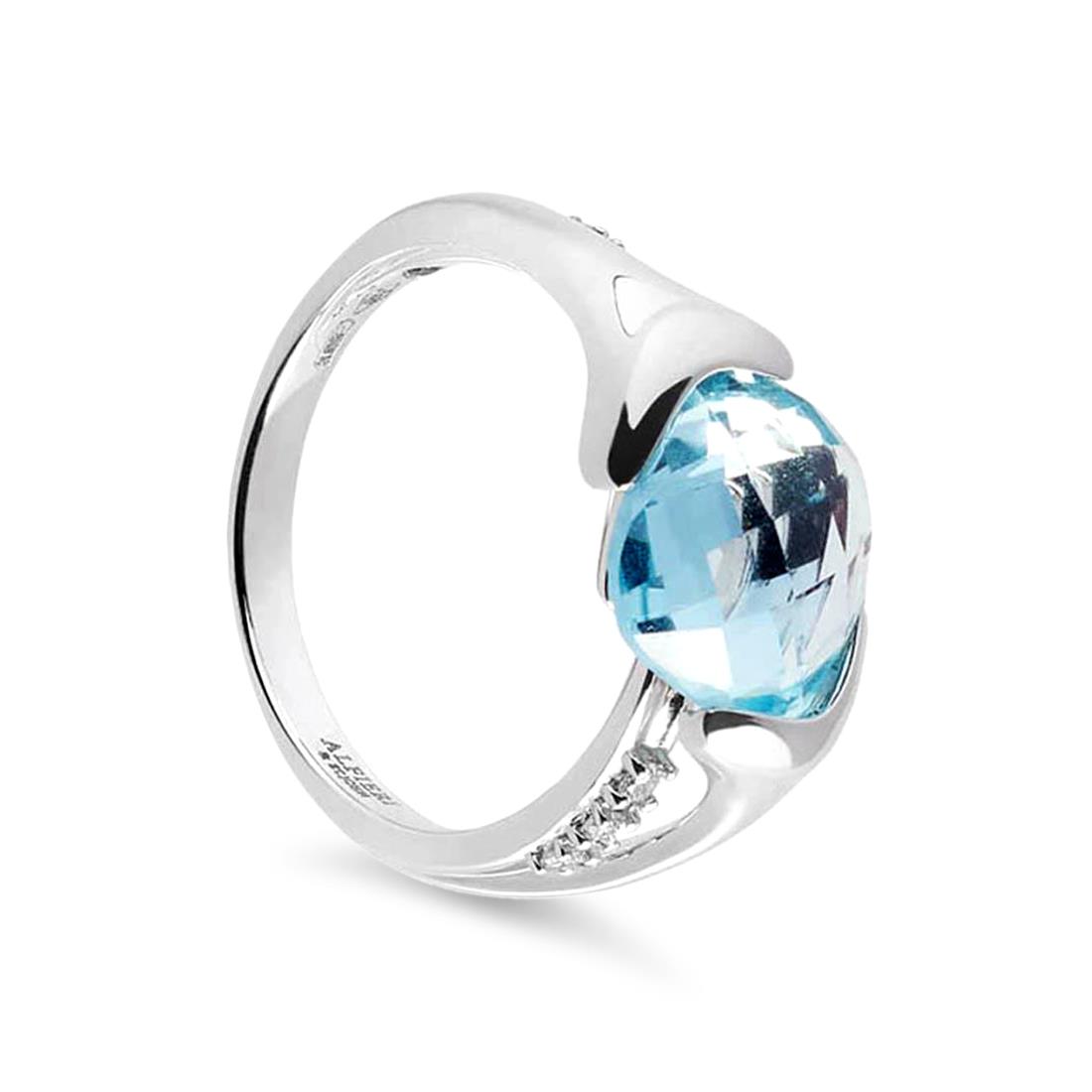 Ring with topaz and diamonds - ALFIERI & ST. JOHN