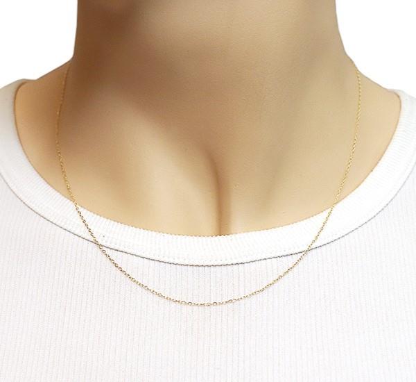 Rolo necklace in gilded silver - ORO&CO 925