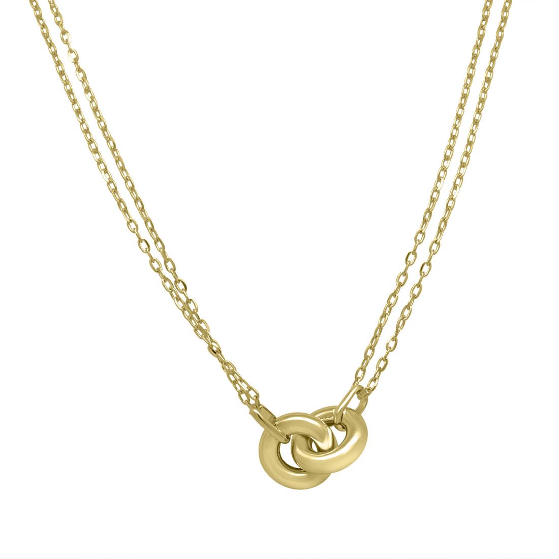 Collana in oro con pendente "nodo d'amore" - ORO&CO