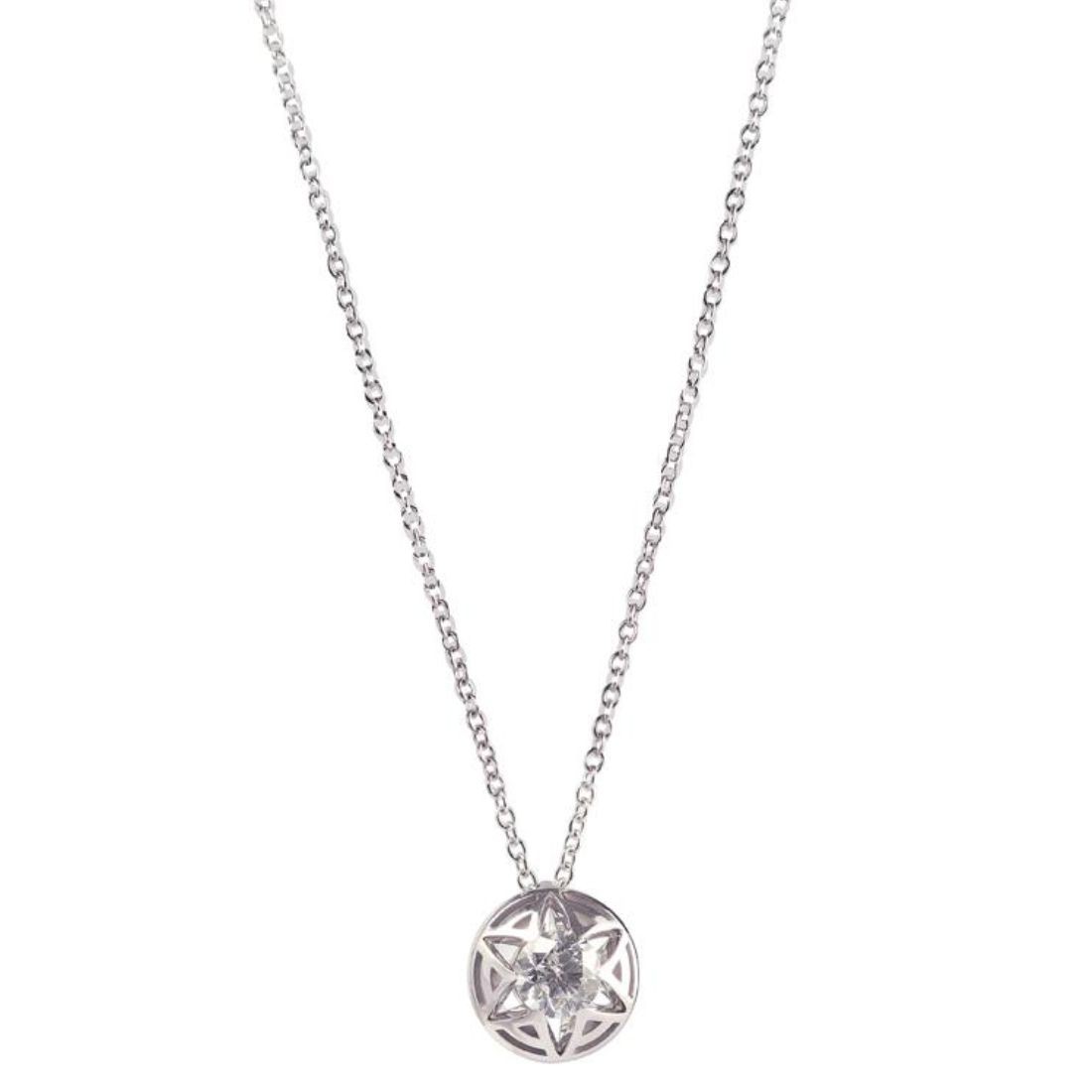 Collar punto de luz con diamante ct. 0.30 - ALFIERI & ST. JOHN