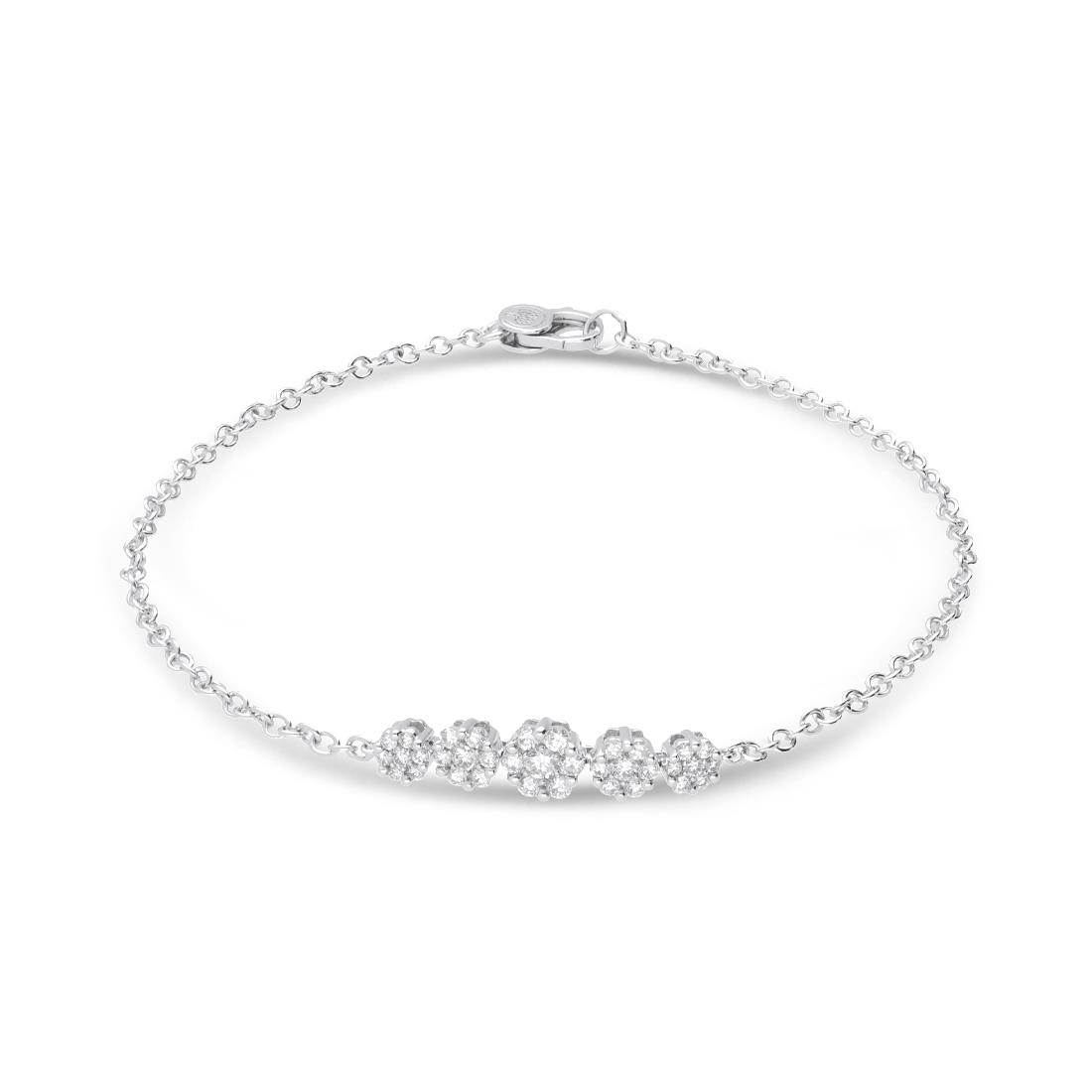Pulsera de oro con diamantes ct 0.45 - ALFIERI & ST. JOHN