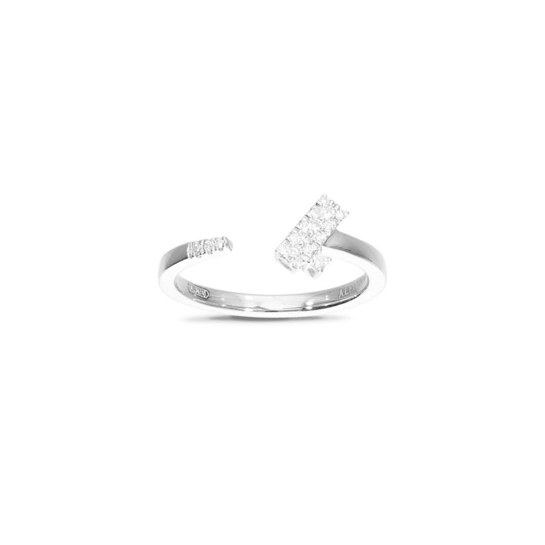 Sirio ring in gold and diamonds ct. 0.12 - ALFIERI & ST. JOHN