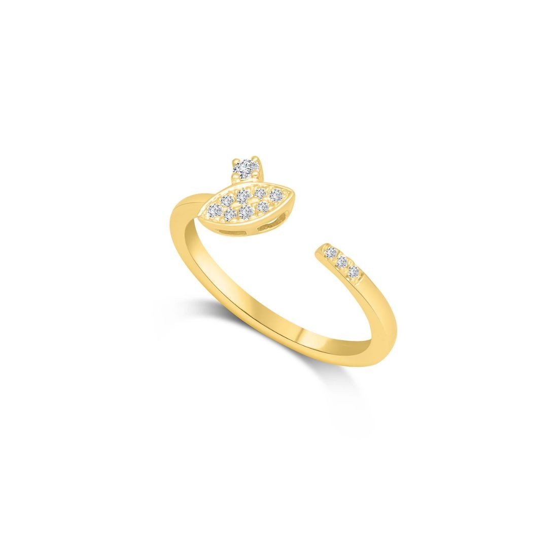Anillo Sirio en oro y diamantes ct. 0,12 - ALFIERI & ST. JOHN