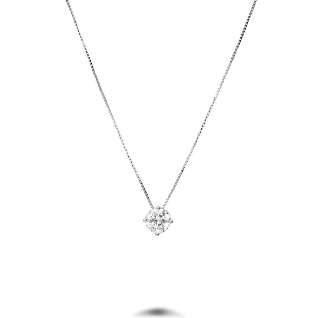 Collana punto luce in oro e diamanti ct. 0,63 - ALFIERI & ST. JOHN