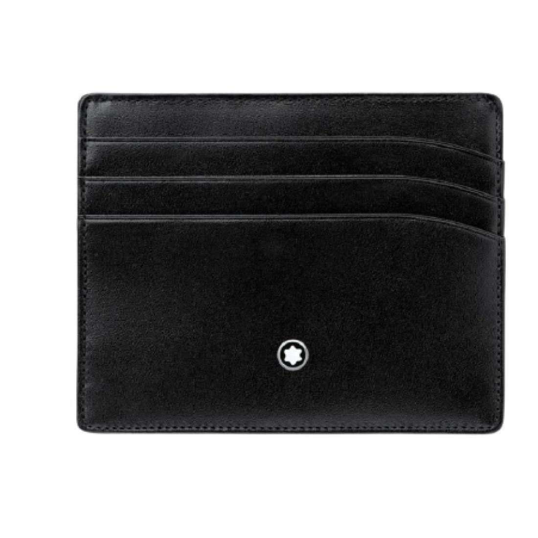 Tarjetero de piel negra - MONTBLANC