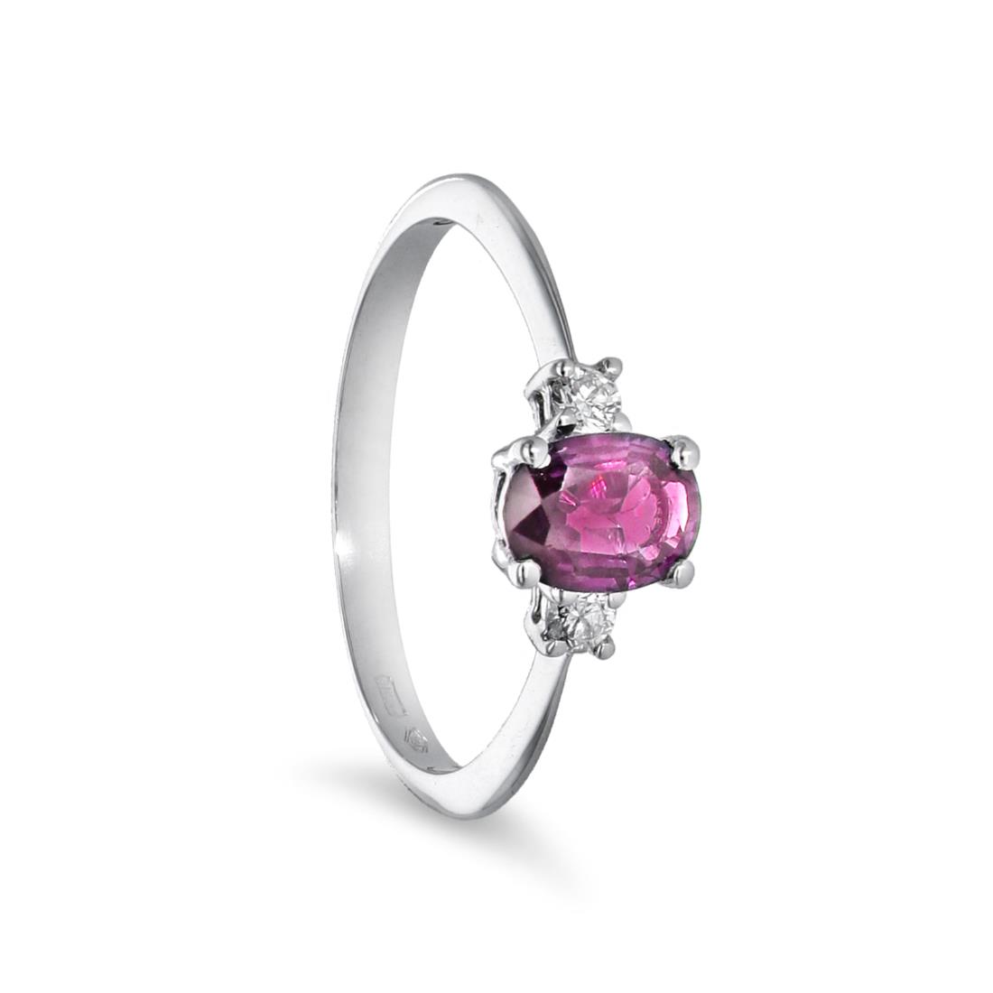 Ruby and diamond ring - ORO&CO