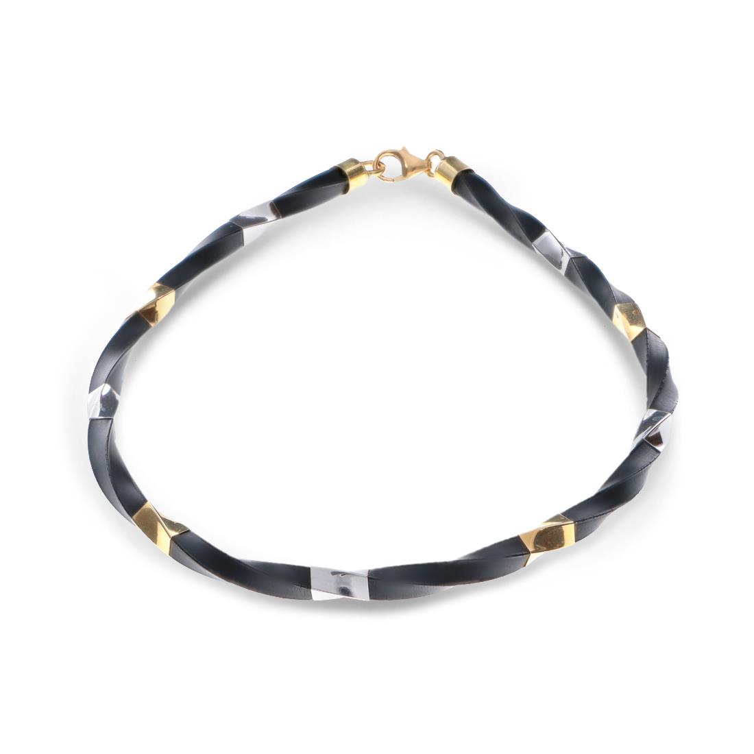 Gold men's bracelet - ORO&CO
