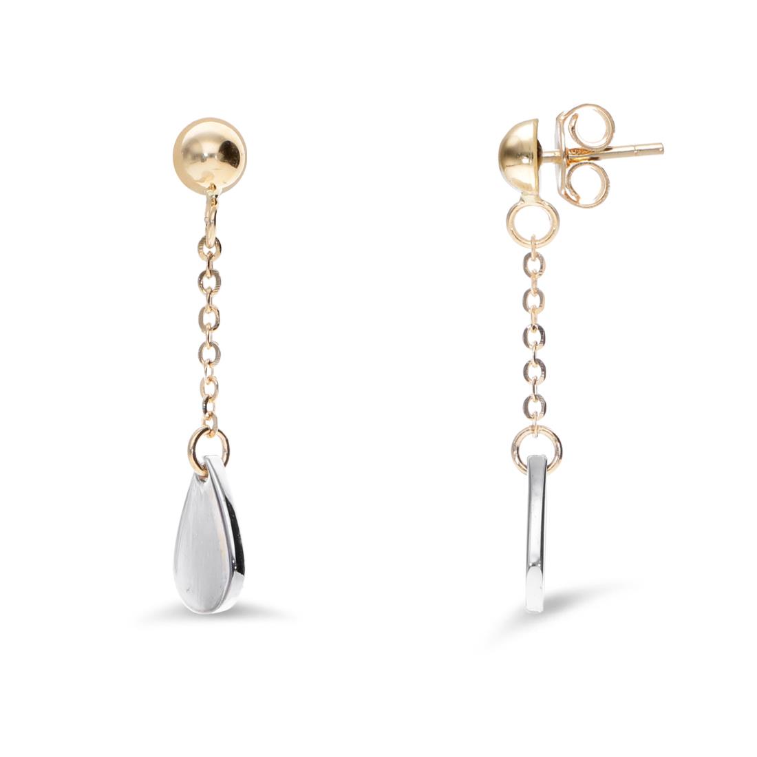 Drop earrings with drop - ORO&CO