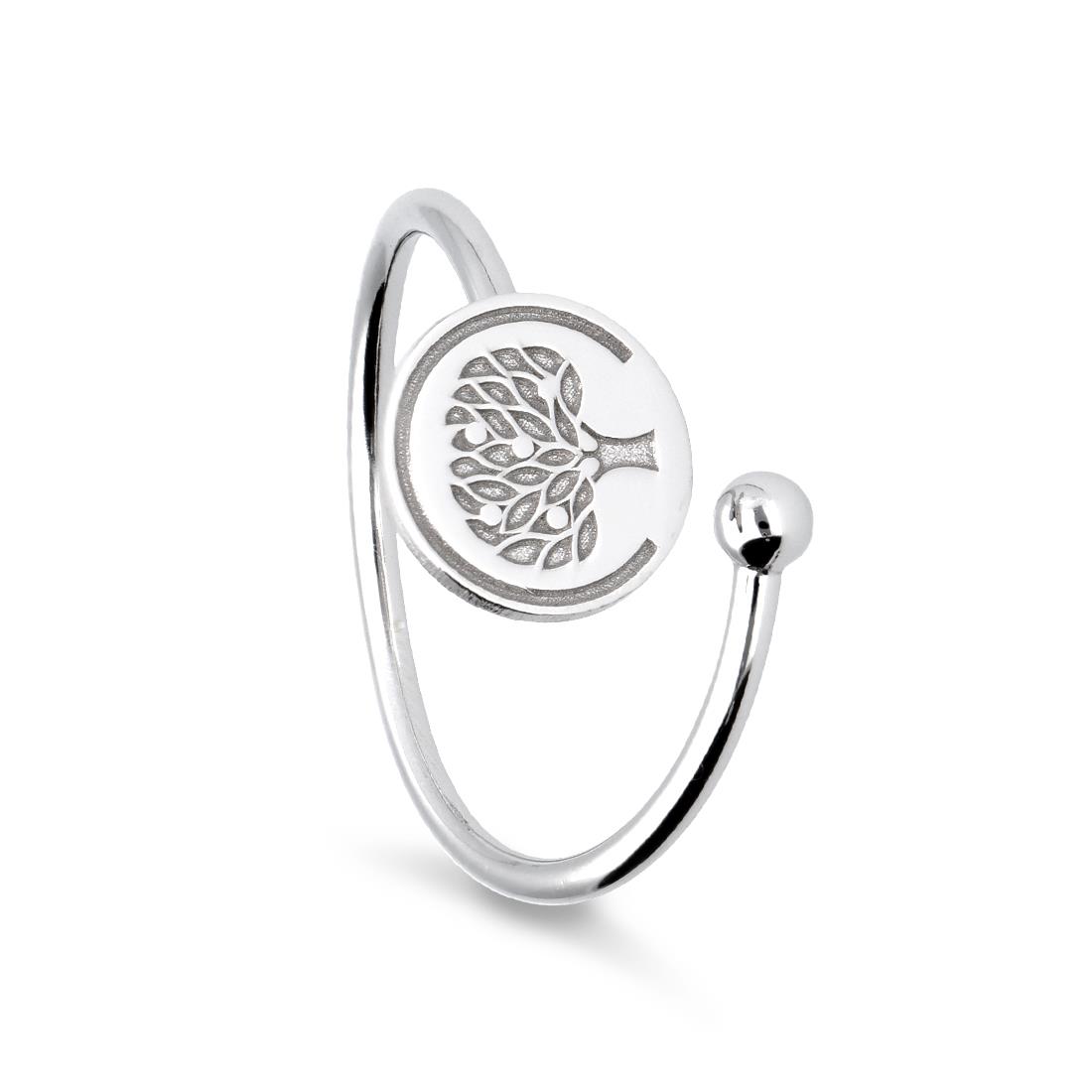 Silver ring with life tree - ALFIERI & ST. JOHN 925