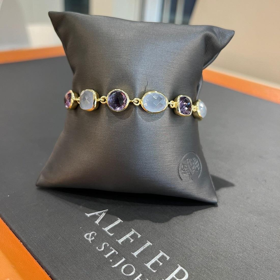 Pulsera con piedras naturales - ALFIERI & ST. JOHN 925