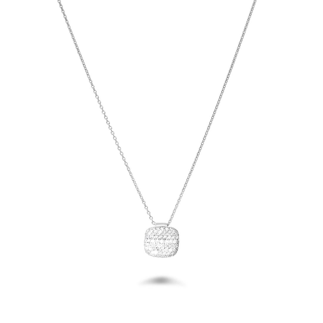 Collana in oro bianco con diamanti ct. 0.82 - ALFIERI & ST. JOHN