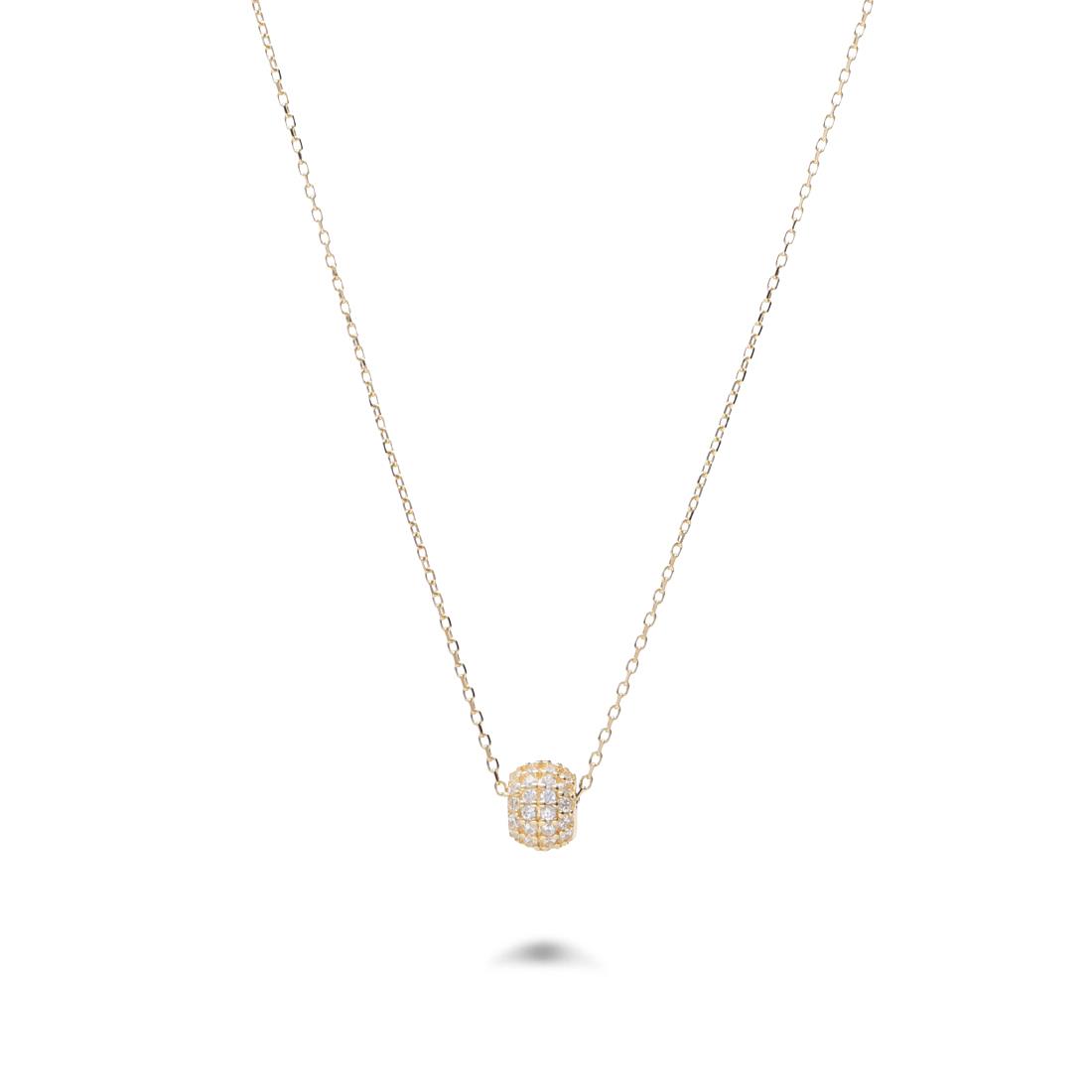 Gold necklace with pendant - ORO&CO