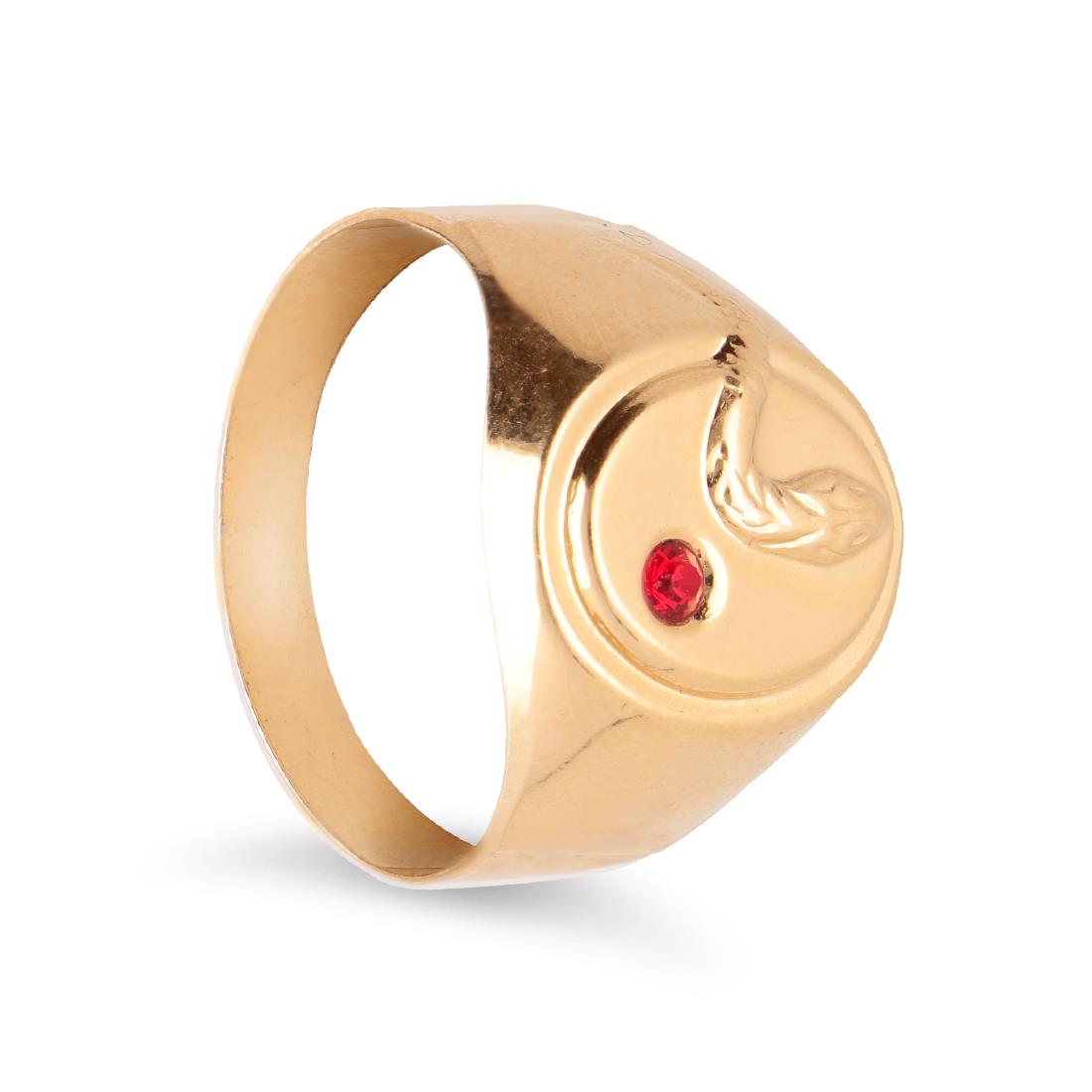 Gold ring for men - ORO&CO