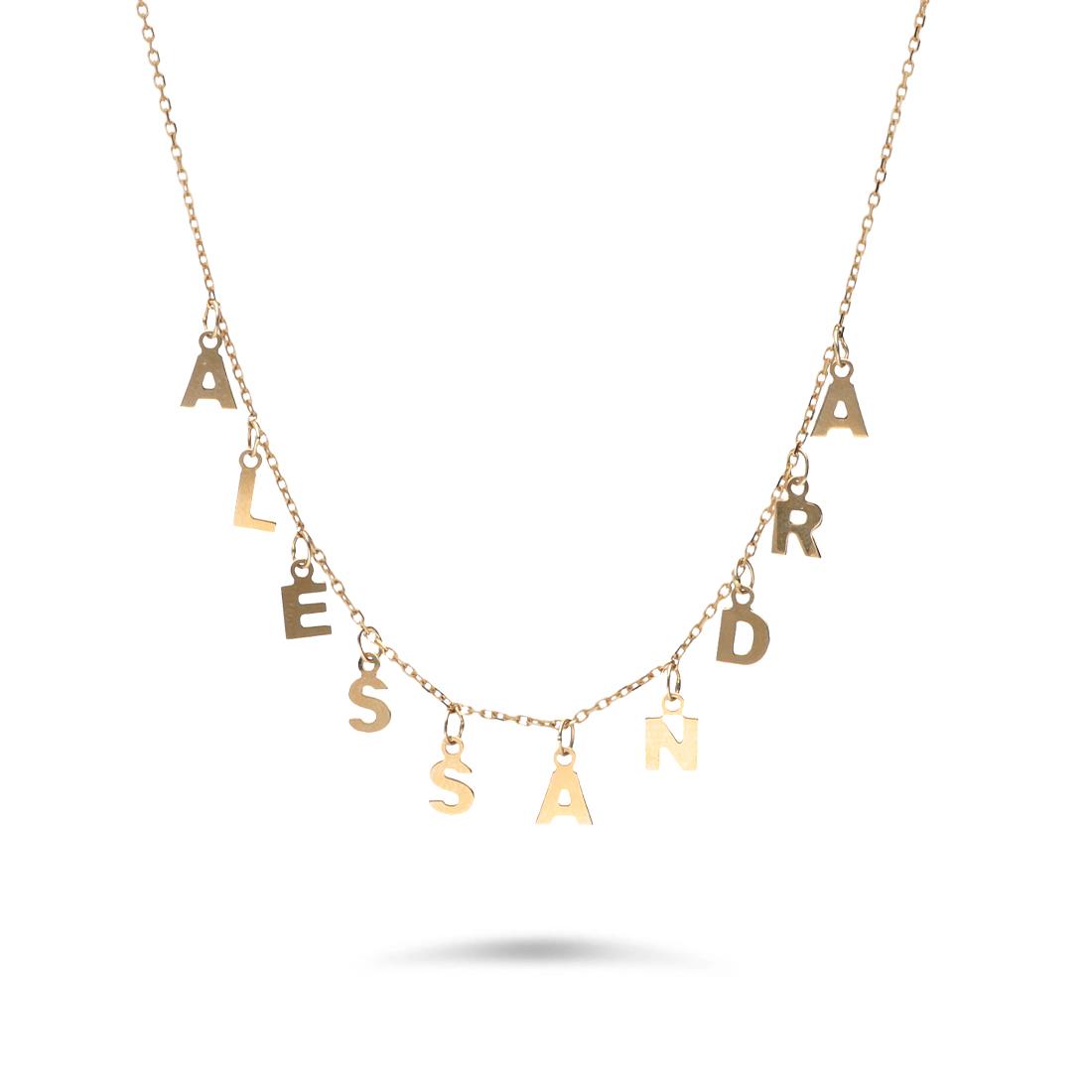 Collana in oro giallo 18kt con charms (a partire da 6 charms) - ORO&CO