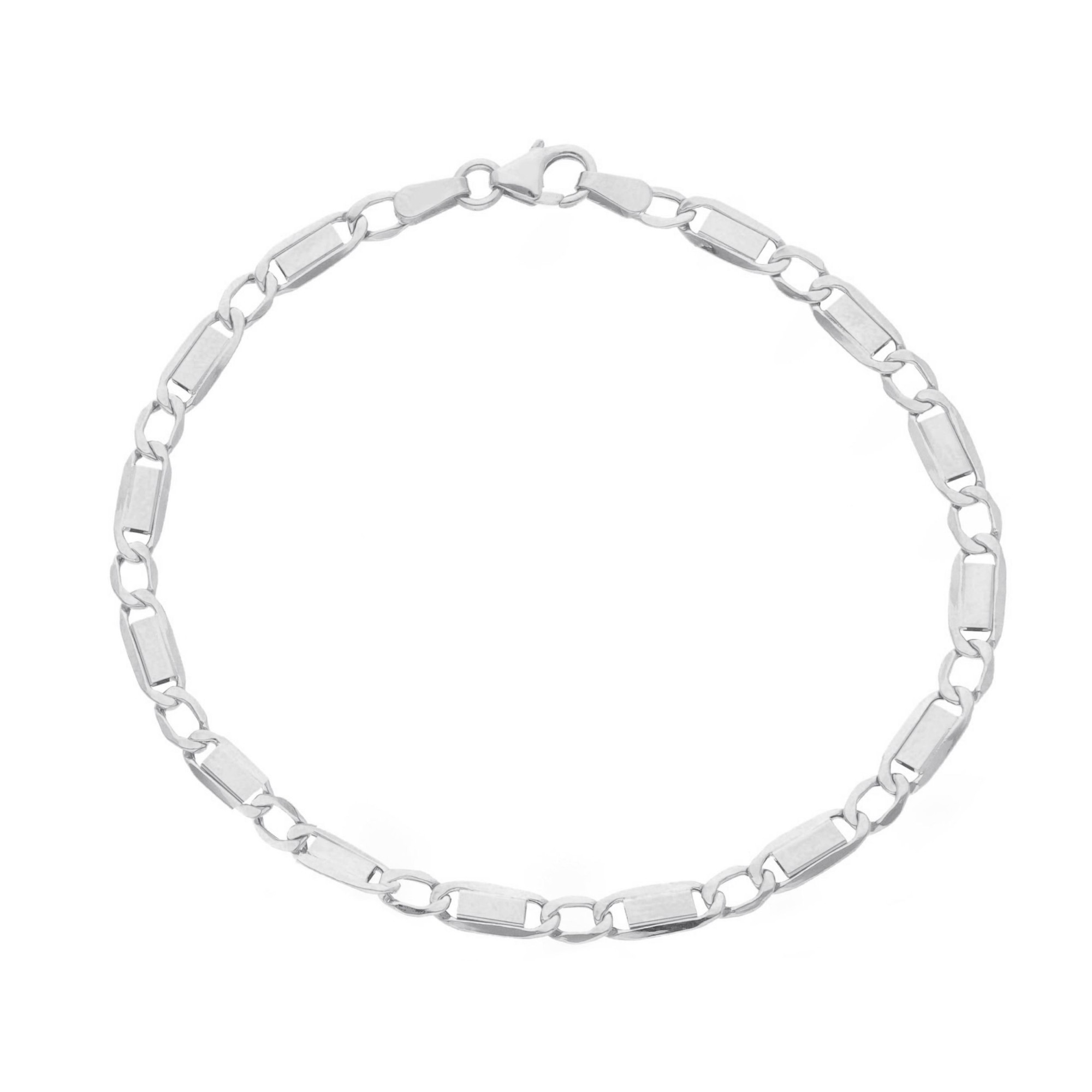 Bracciale uomo in oro bianco 18 kt - ORO&CO