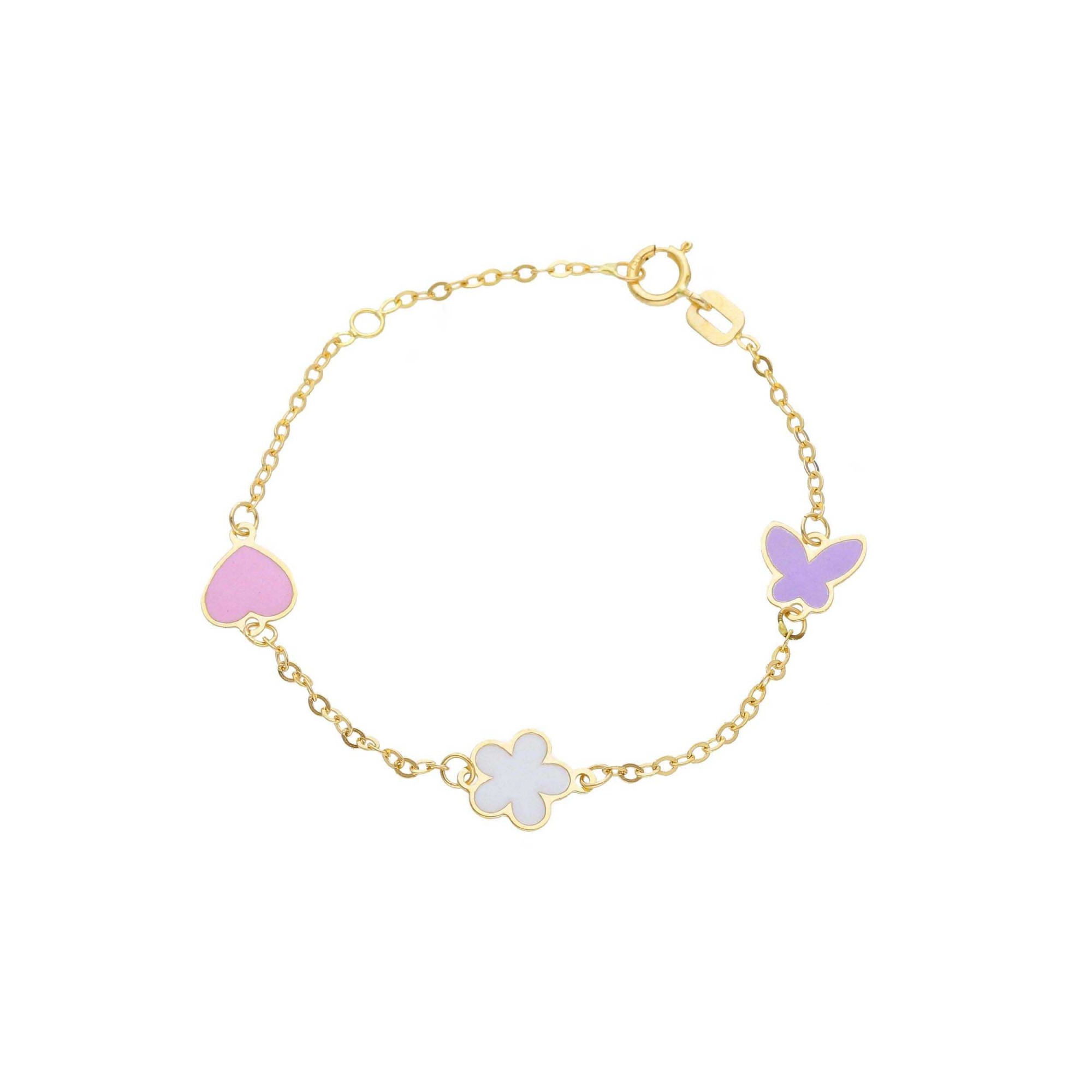 Bracciale bimba in oro giallo 18 kt - ORO&CO