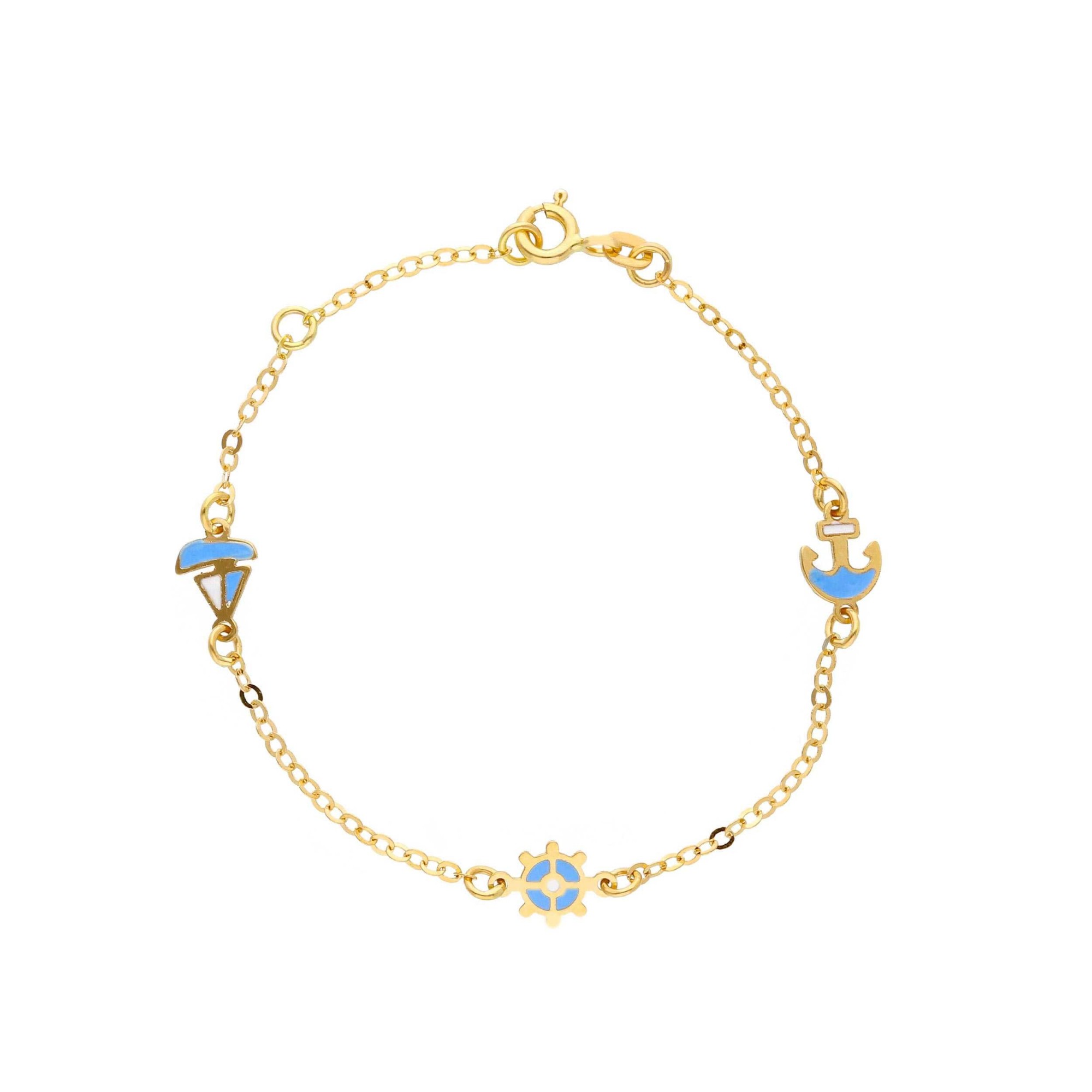 Bracciale bimbo in oro giallo 18 kt - ORO&CO