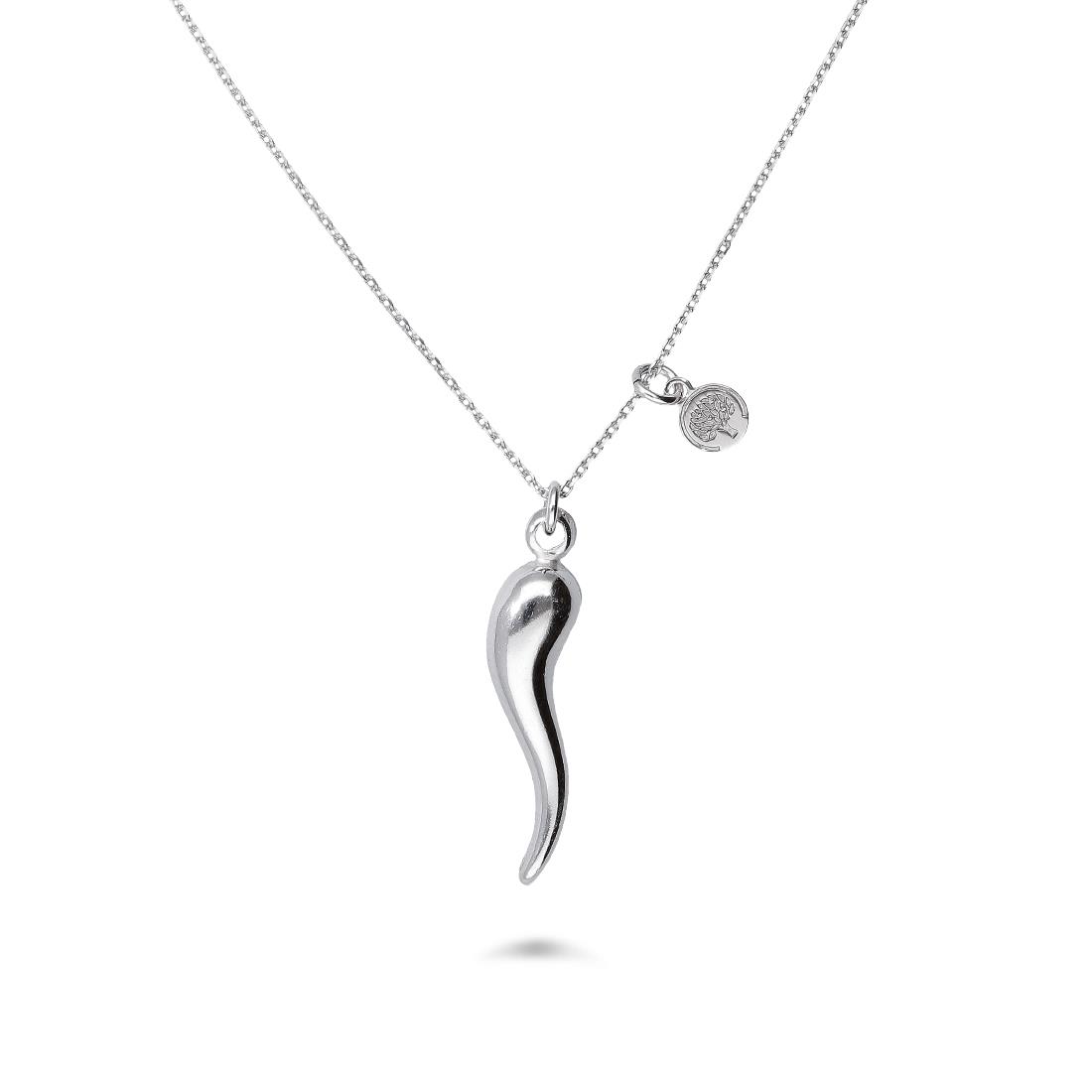 Silver necklace with croissant - ALFIERI & ST. JOHN 925