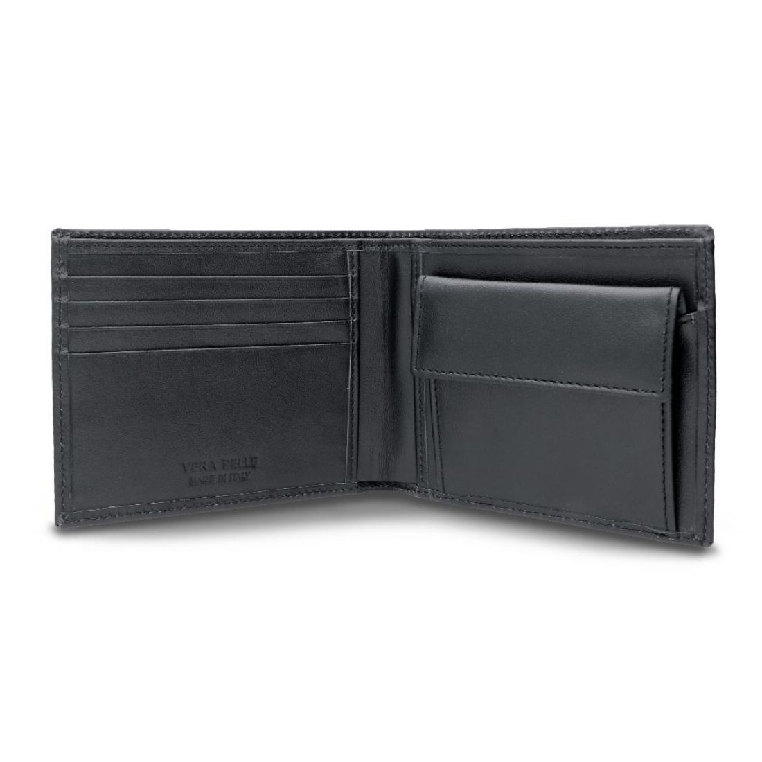 Portafoglio da uomo in pelle nera - ALFIERI & ST. JOHN