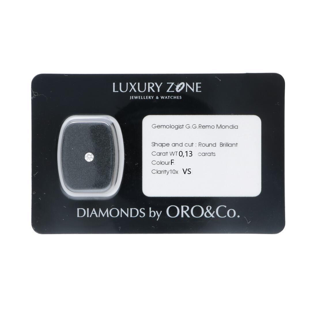 Diamante certificato 0,13 ct - ORO&CO
