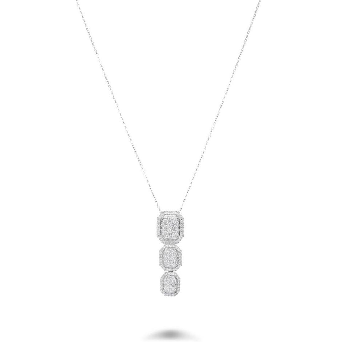 Collana Allure trilogy in oro con diamanti ct. 1,00 - ALFIERI & ST. JOHN
