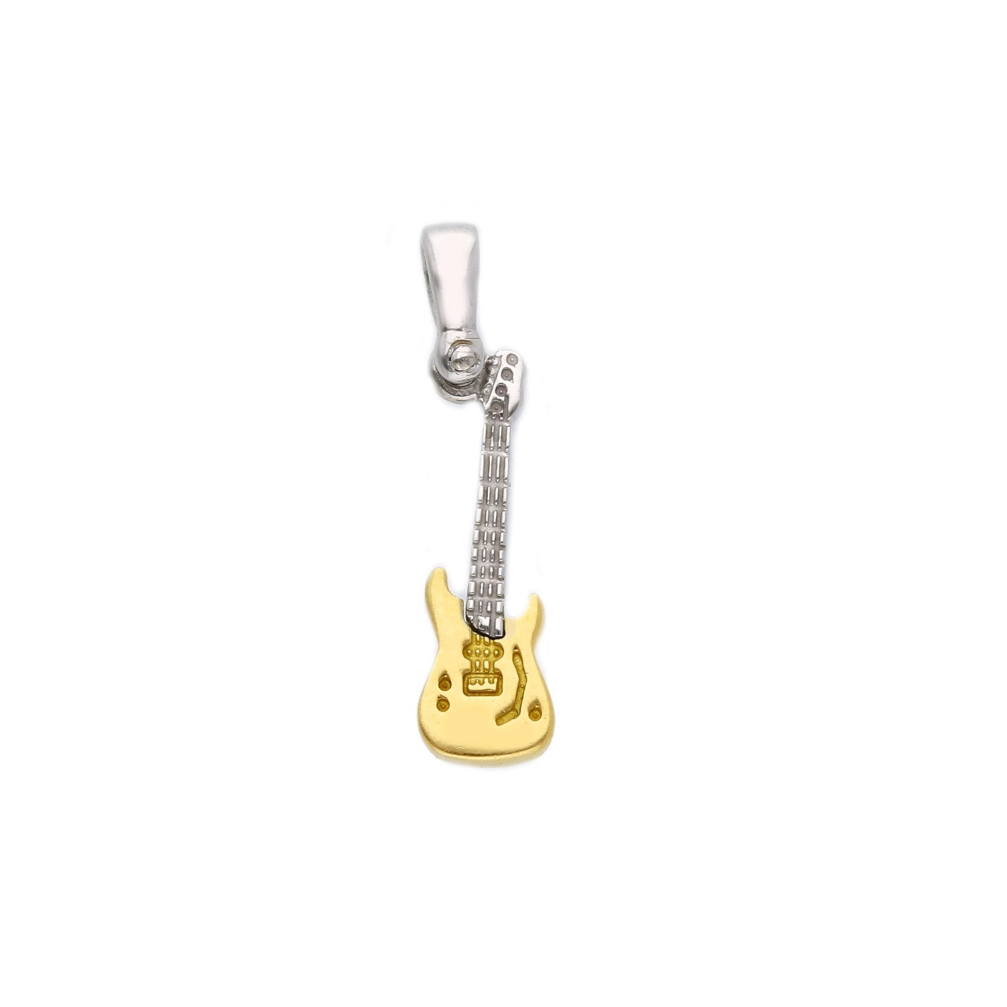 Gold guitar pendant - ORO&CO