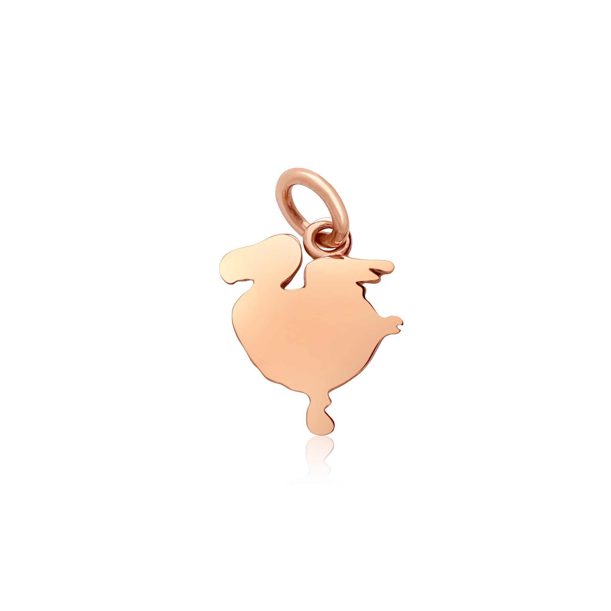 Ciondolo flying dodo in oro rosa - DODO