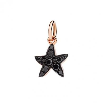 Ciondolo  in oro rosa e diamanti con stella - DODO