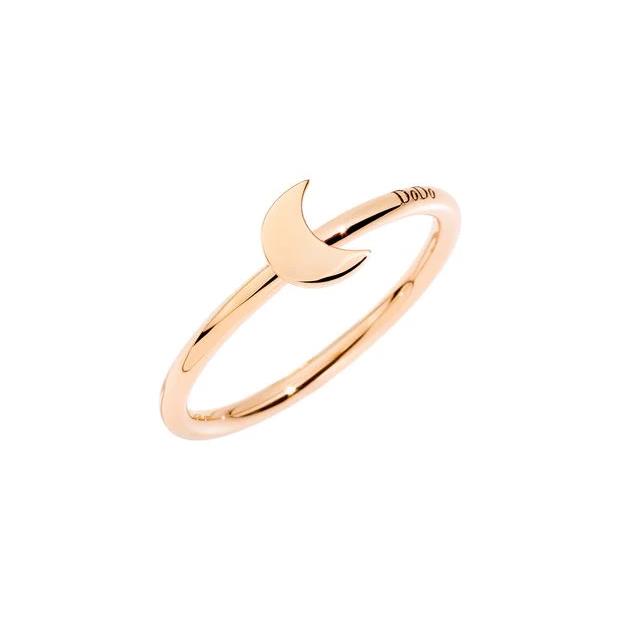 Anello in oro rosa con luna - DODO