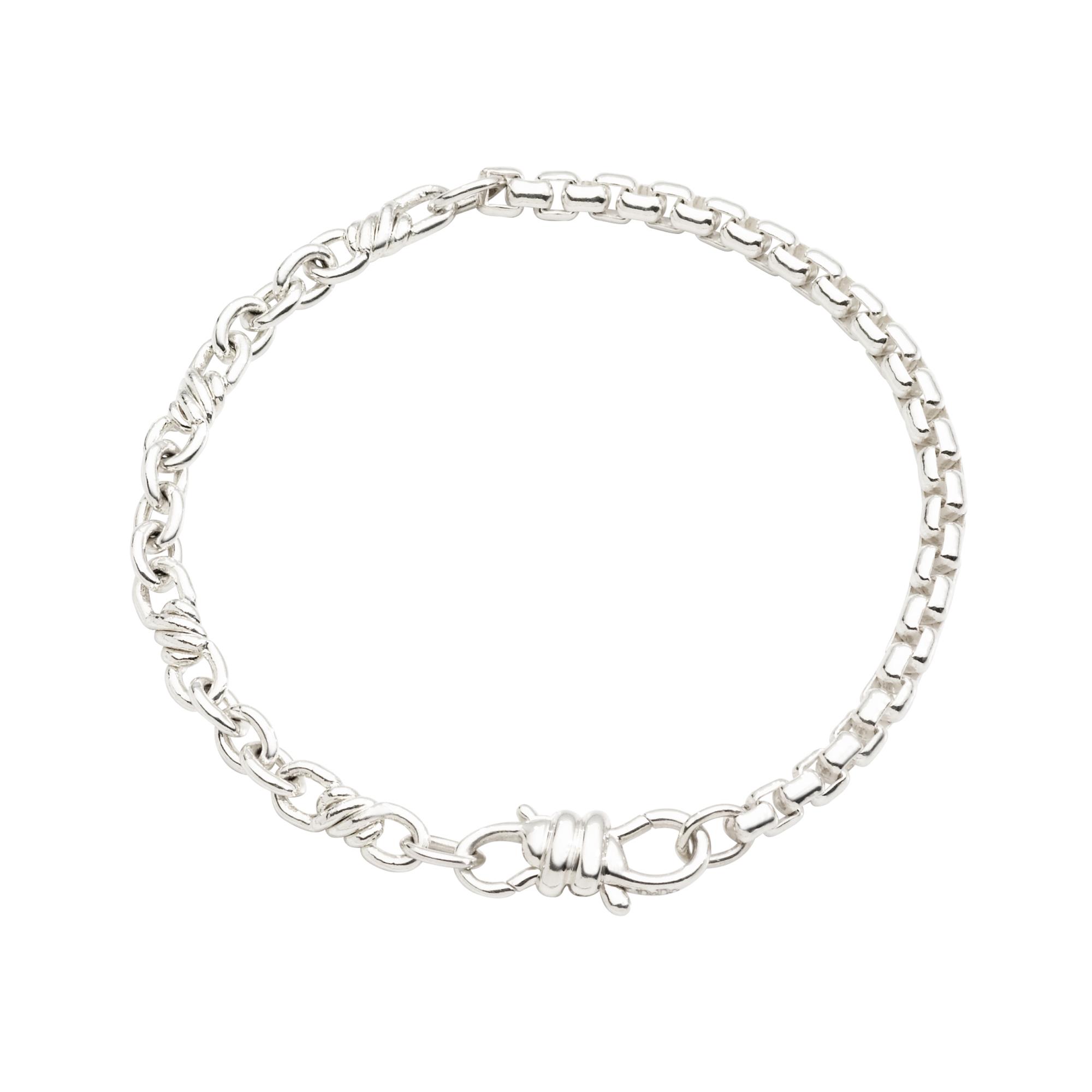 Bracciale in argento con maglia variegata - DODO