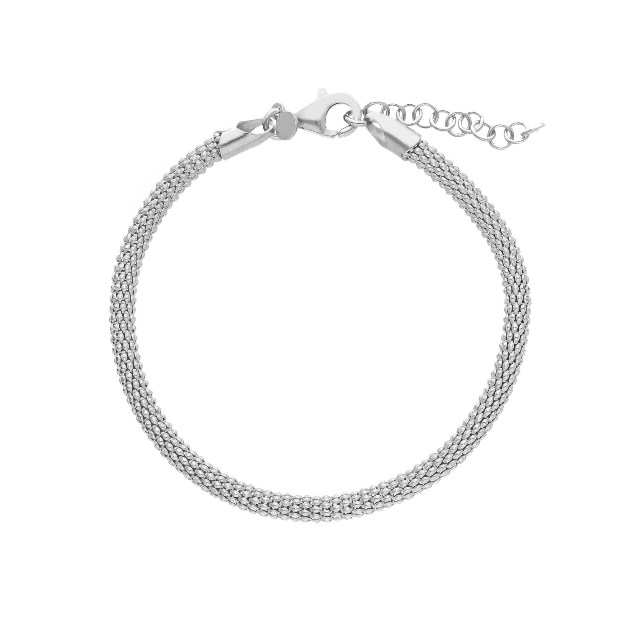 Pulsera de cadena en plata 925 ORO&CO 925 17+3 cm - ORO&CO 925