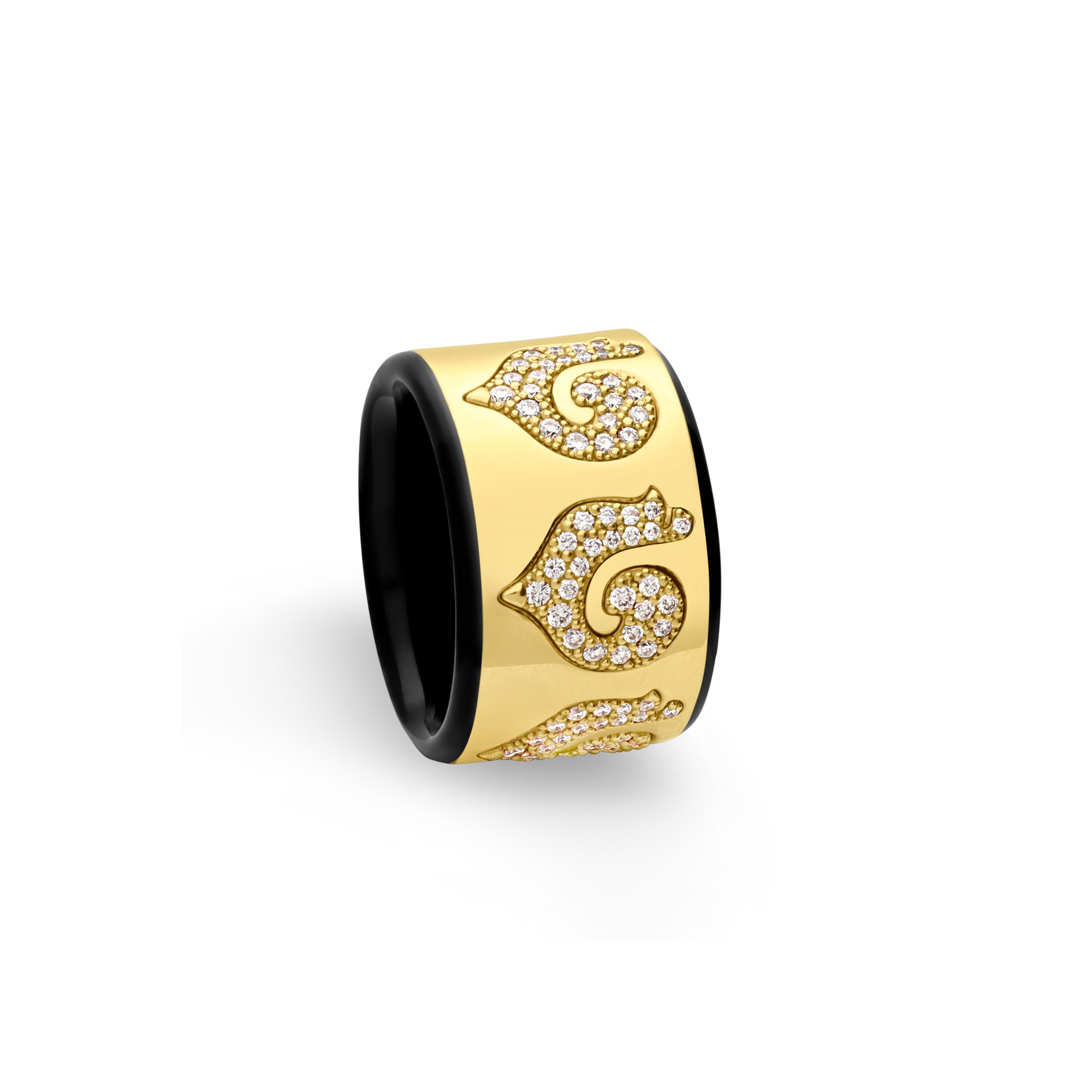 Anillo Carous&egrave;l en oro con diamantes - CHANTECLER