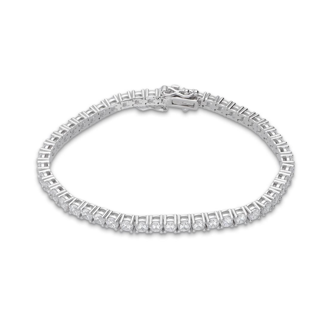 Bracciale tennis in argento con zirconi - ORO&CO 925