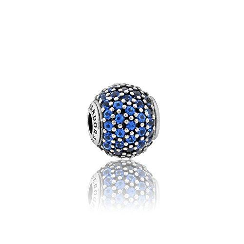 Charm Essence in argento con zirconi blu - PANDORA
