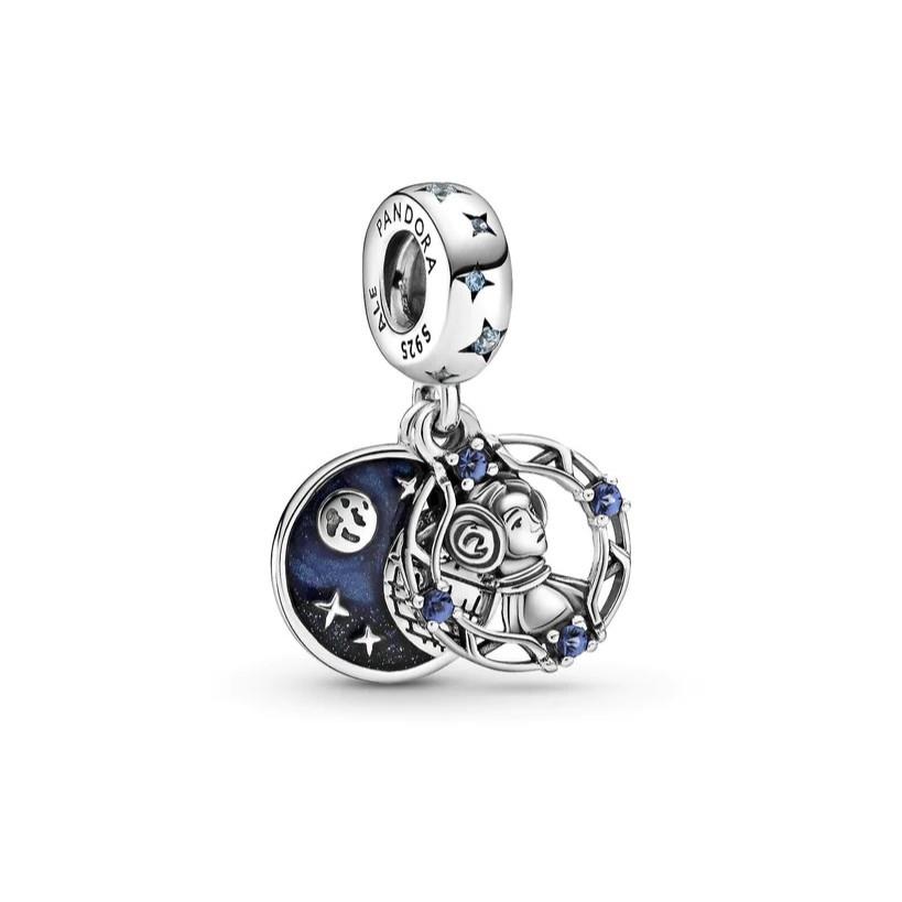 Charm colgante Star Wars en plata con esmalte y circonitas azules - PANDORA
