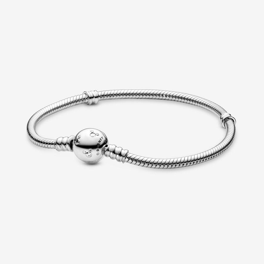 Moments Disney bracelet in silver with snake link - PANDORA