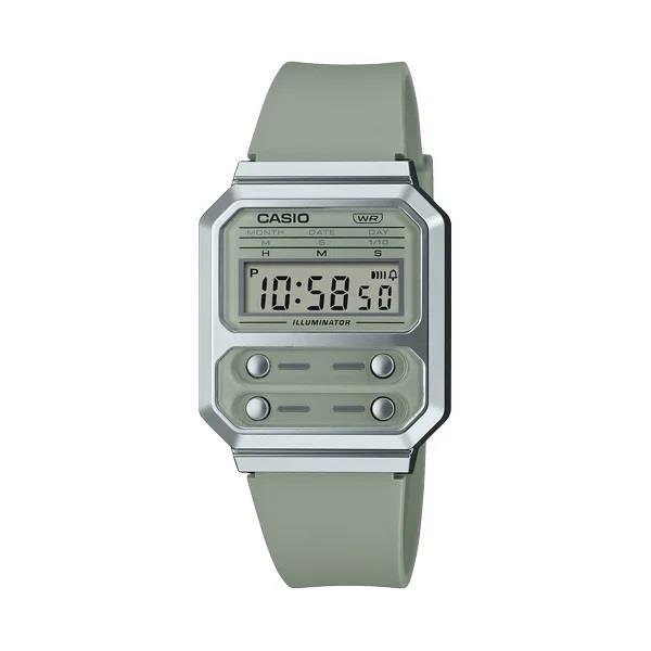 Unisex watch 32x40mm case with resin strap - CASIO