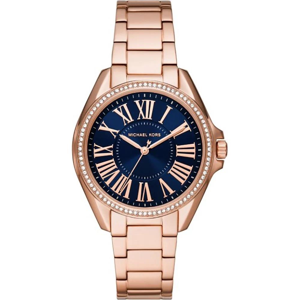 Women's watch in rose gold IP stainless steel, 39mm case - MICHAEL KORS