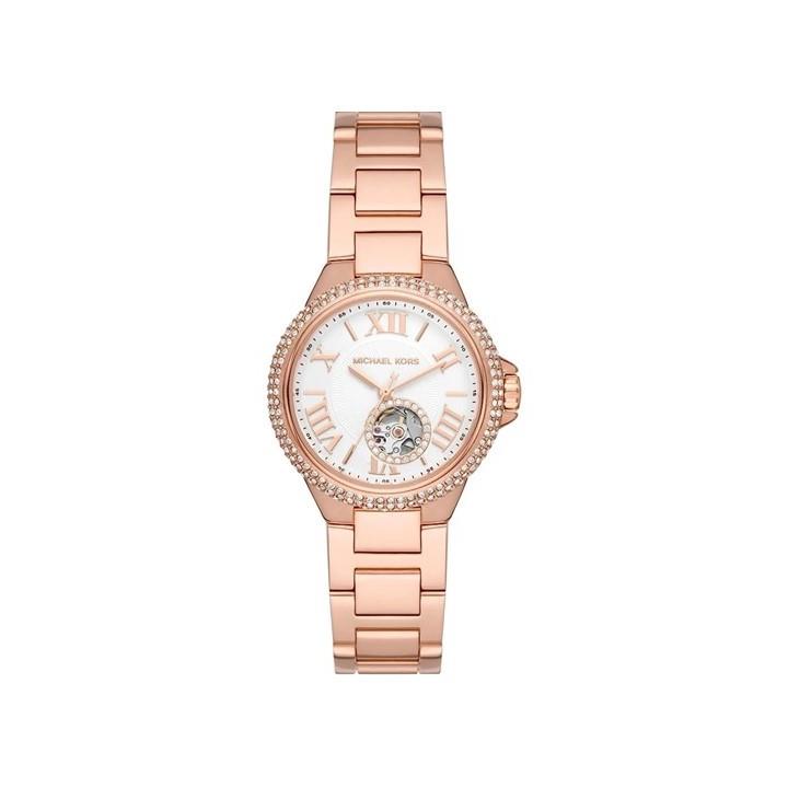 Reloj para mujer en acero inoxidable IP oro rosa, caja de 33 mm - MICHAEL KORS