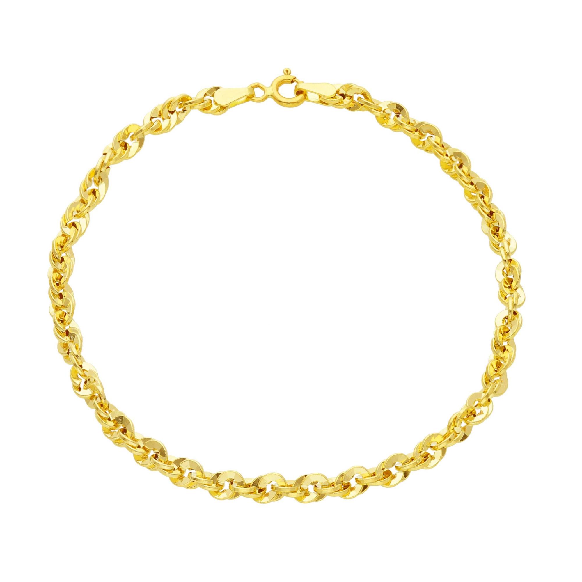Bracciale design in oro giallo - LUXURY MILANO