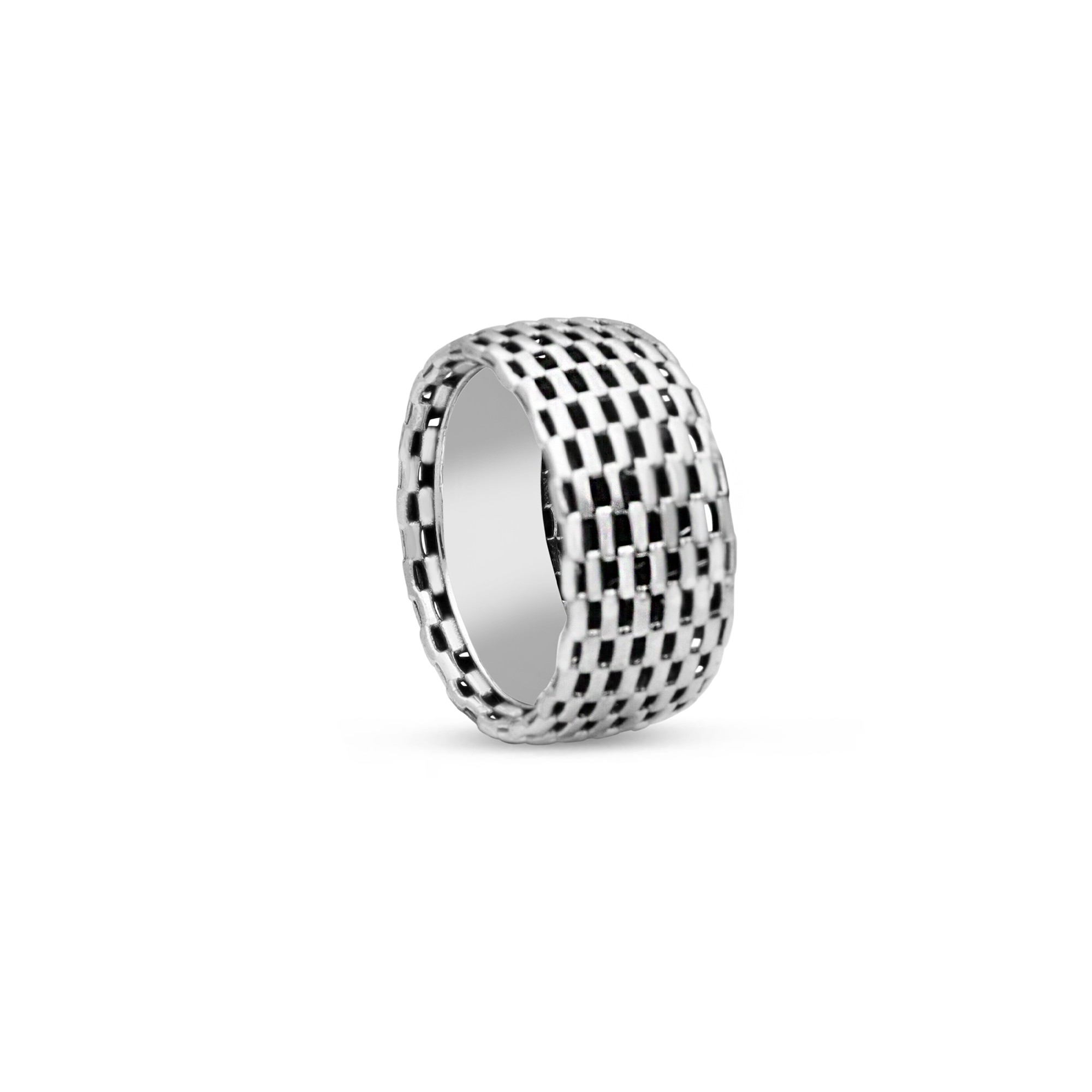 Men's silver band ring - ALFIERI & ST. JOHN 925