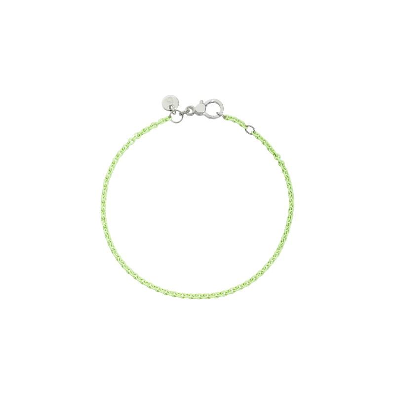 Green lacquered silver bracelet - DODO
