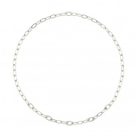 Essential necklace in silver with opening carabiner - DODO