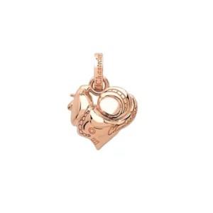 Suamèm rooster pendant in rose gold - CHANTECLER